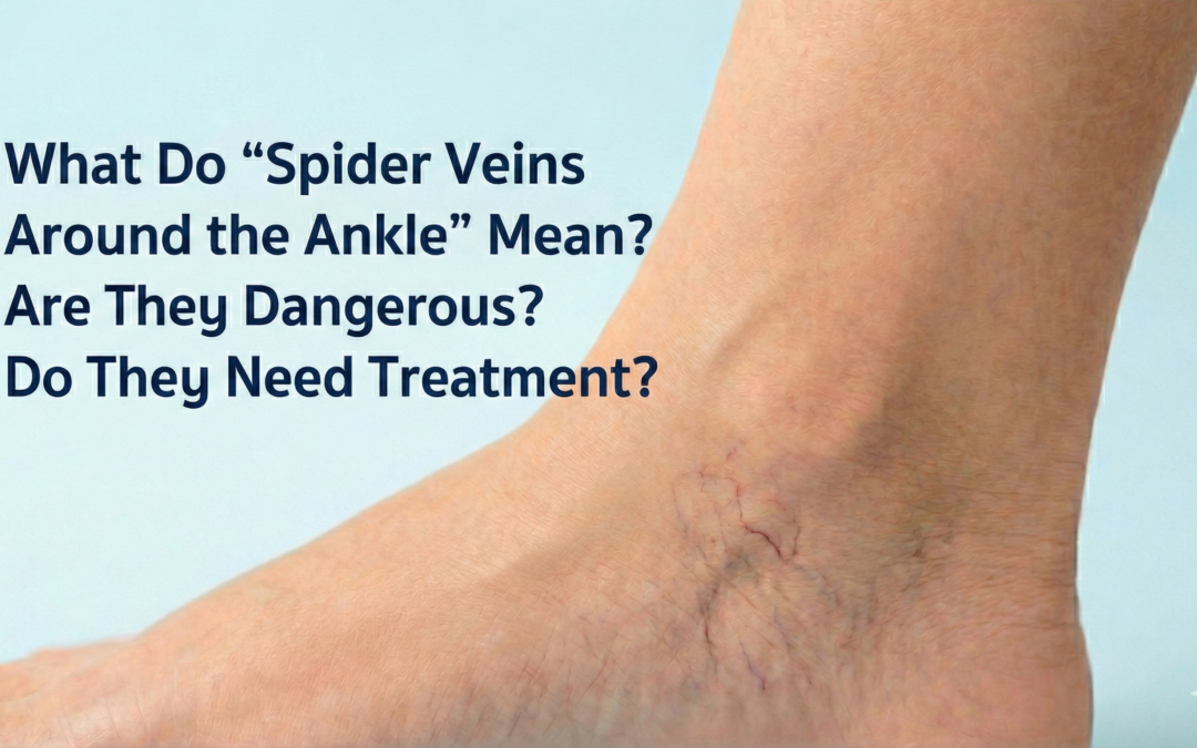 What Do “Spider Veins Around the Ankle” Mean? Are They Dangerous? Do They Need Treatment?